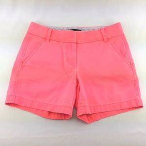J Crew chino pink/salmon shorts
